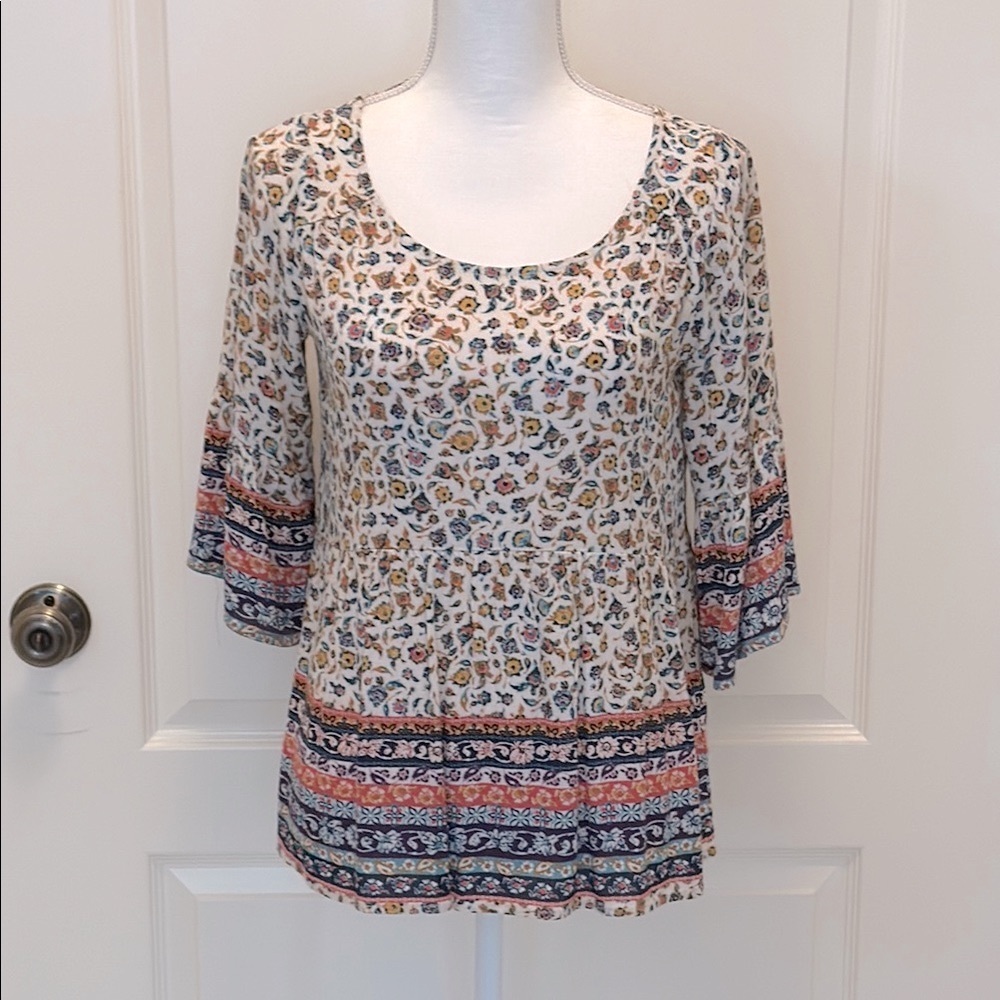 exhilaration Print Top